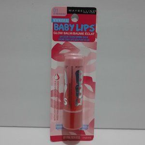 🔵 $ 3.00 Maybelline New York Baby Lips Glow Balm, # 01 My Pink, 0.13 oz.